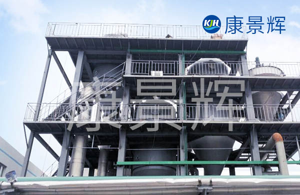 青島康景輝三效蒸發(fā)器有熱堿水、熱水、清水三種清洗功能